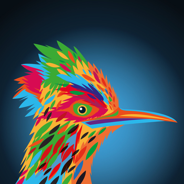 Икона птицы. Животный и художественный дизайн. Векторная графика
 - Вектор,изображение