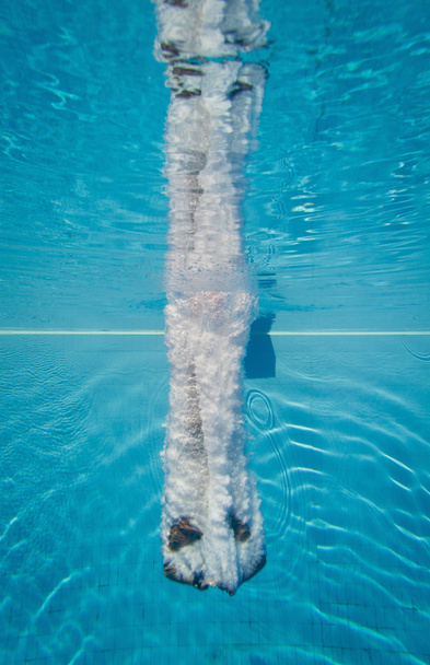 potápěč vstoupí do vody - Fotografie, Obrázek