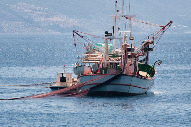Välimeren kalastusveneiden pulttiverkot
 - Valokuva, kuva