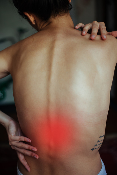 Žena trpící bolestí krku - Fotografie, Obrázek