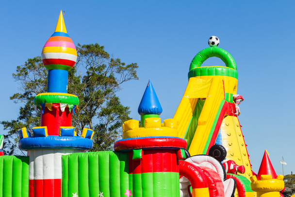 Inflatable Castle Slide Holidays Event - Photo, Image