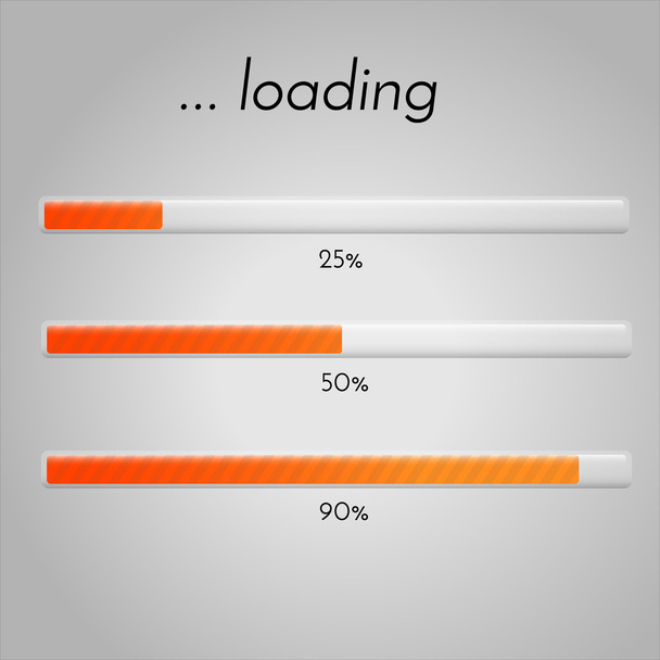 Vector loading bar.  - Vector, Image