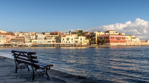 Bay of Chania in Crete Island, Greece - Valokuva, kuva
