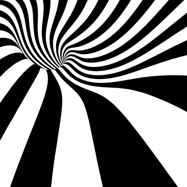 vector rayas espiral túnel abstracto
 - Vector, imagen