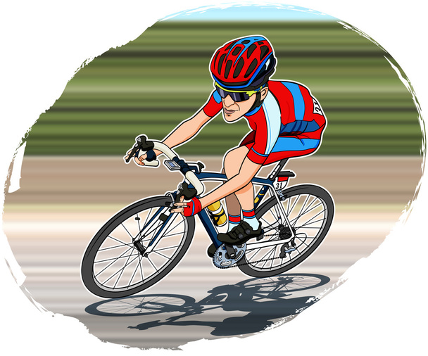 Cavalier cycliste professionnel
 - Photo, image