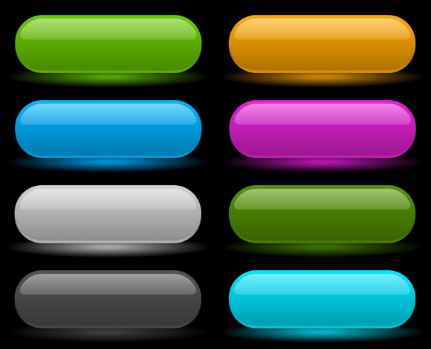 button, banner backgrounds set - Vector, Image