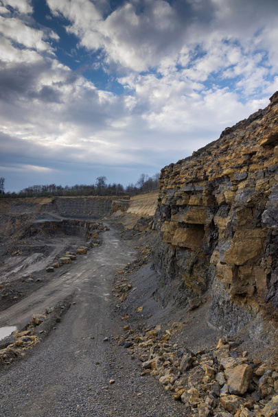 The landscape in a quarry career - Fotoğraf, Görsel