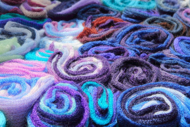 Traditional estonian knitted textile - Foto, Bild
