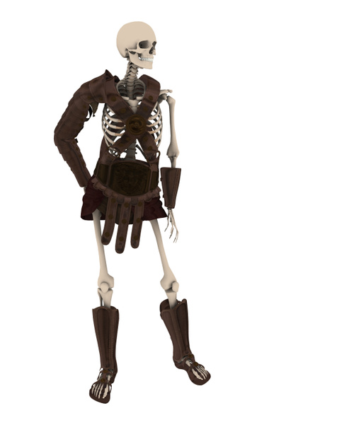 σκελετός πολεμιστής - Φωτογραφία, εικόνα