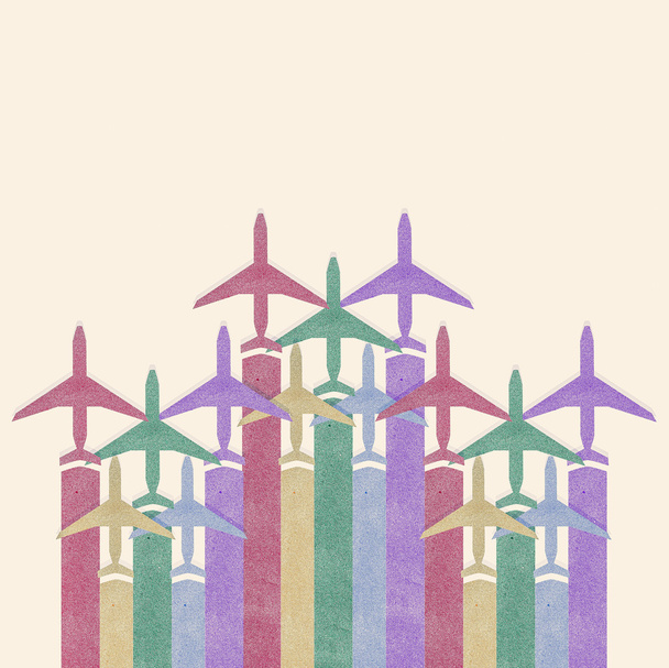 Текстура паперу, кольоровий фон літаків
 - Фото, зображення