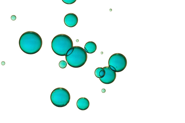 türkiz színű buborékok - Fotó, kép