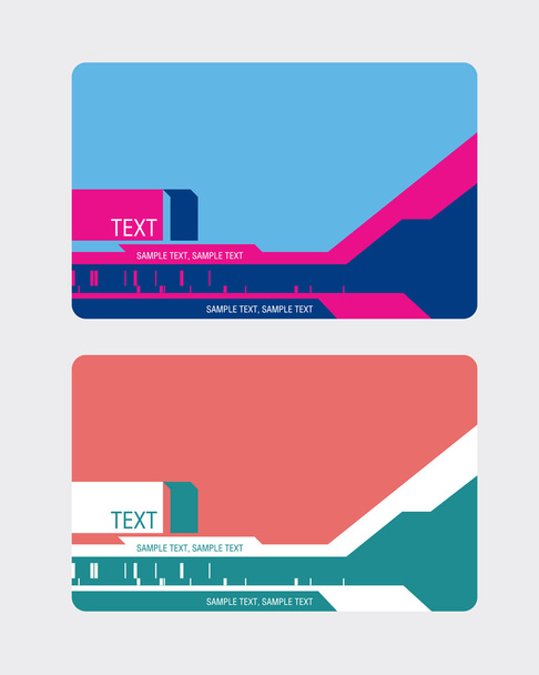 Design graphic card - Vector, Image