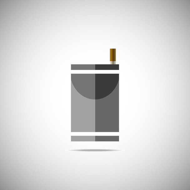 vector of cigarette packs icon - ベクター画像