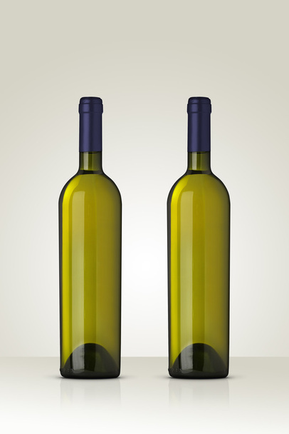 mockup white wine bottle - Фото, изображение