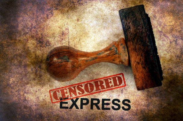 Censored express grunge concept - Photo, Image