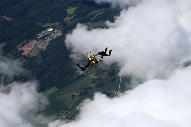 Skydiving en Norvège
 - Photo, image