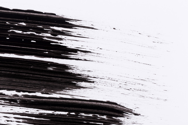 Black paint isolated on white background - Photo, image