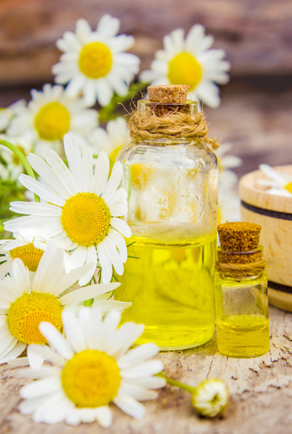 extract of chamomile in a small bottle milking cosmetics and treatment - Фото, зображення