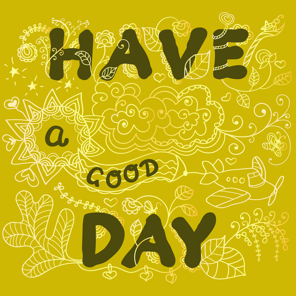 Have a good day - Vector, imagen