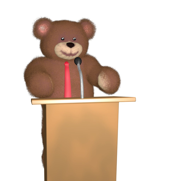 Teddybär-Sprecher - Foto, Bild