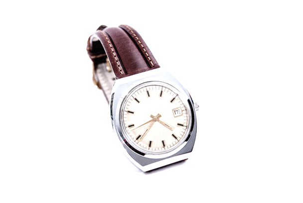Reloj de pulsera Vintage aislado sobre fondo blanco
 - Foto, Imagen