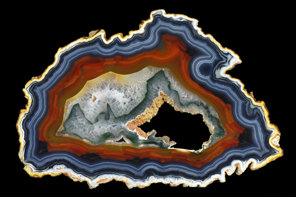 Section of the agate stone - Photo, Image
