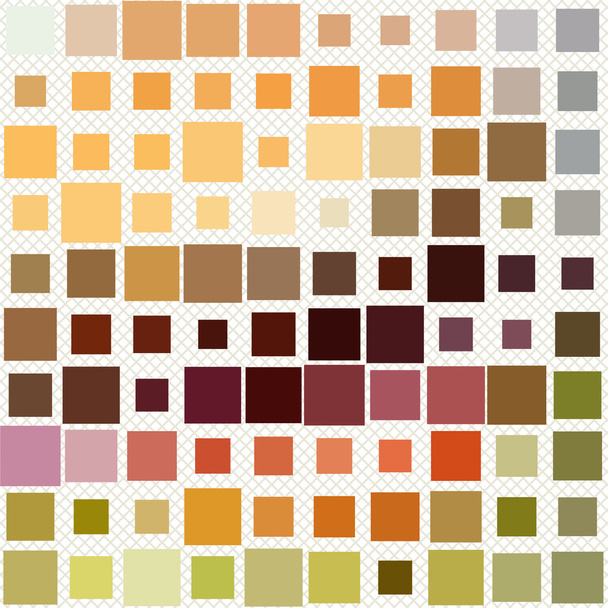 Impressionante elegante padrão abstrato padrão quadrados em cores diferentes
 - Vetor, Imagem