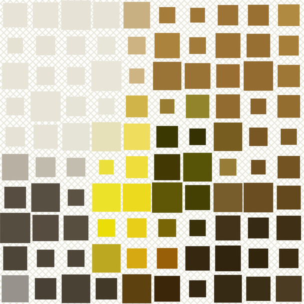 Awesome stijlvolle abstracte patroon - vierkanten patroon in verschillende kleuren - Vector, afbeelding
