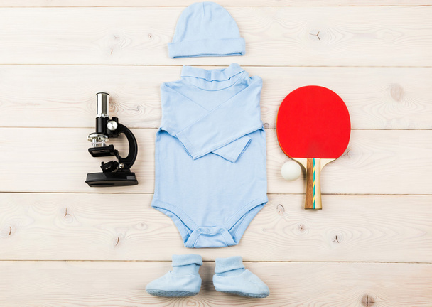 Future tennis player or scientist - Foto, imagen