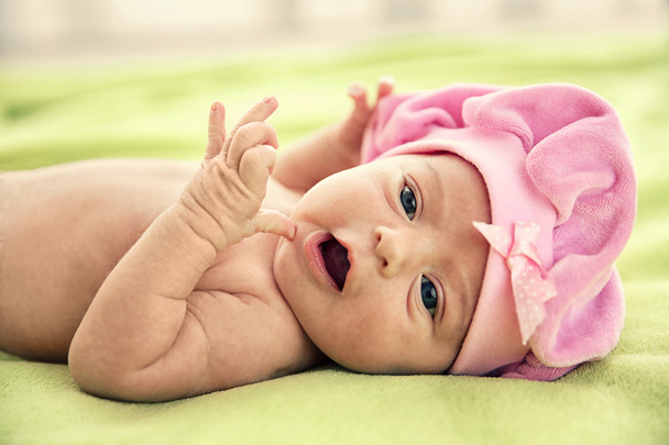 Newborn baby girl - Photo, Image