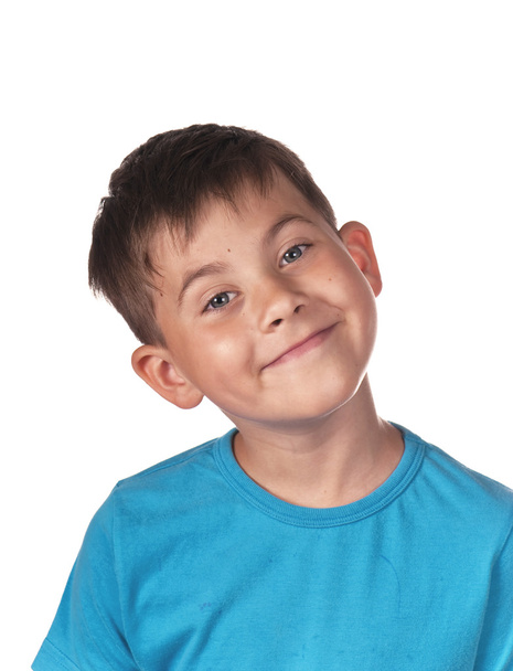 Boy smiles, ridiculous person - Foto, Imagen