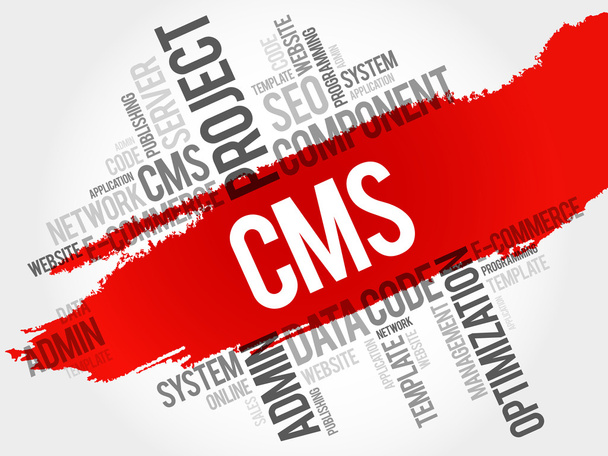 CMS-tartalomkezelő rendszer - Vektor, kép