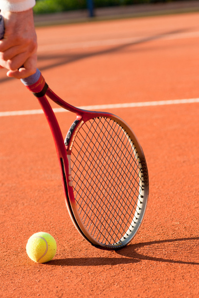 Playing tennis - Zdjęcie, obraz