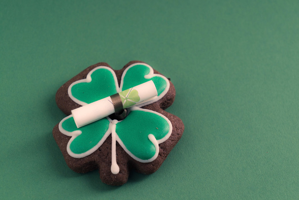 St Patrick Day cookie - Photo, image