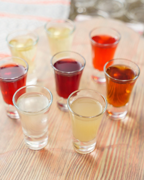 Alcohol drinks in glasses - Foto, imagen