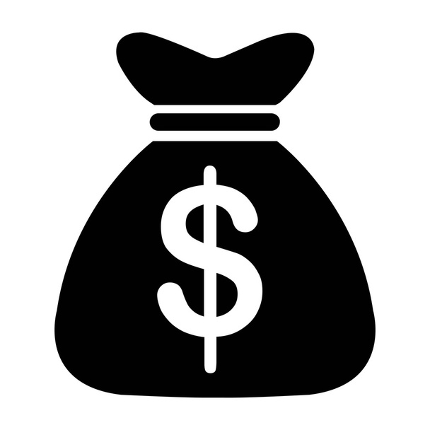 Money Bag Icons - Vector Format - Вектор,изображение