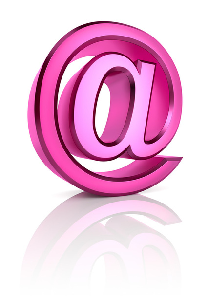 Символ электронной почты розовый
 - Фото, изображение