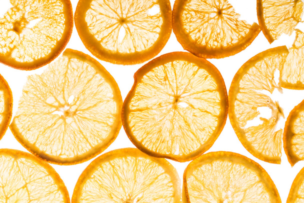 orange slices background - Foto, Imagem