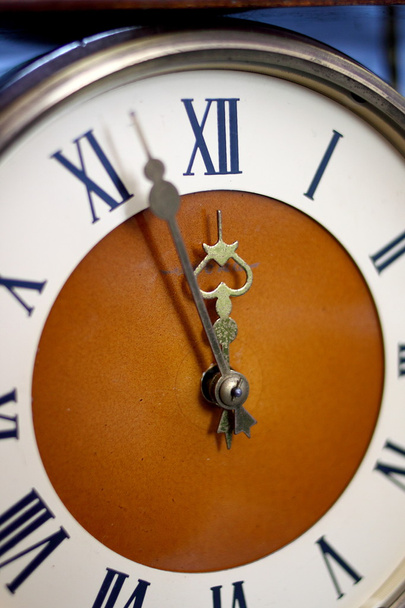 vintage clock at midnight - Photo, Image