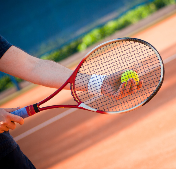 Playing tennis - Φωτογραφία, εικόνα