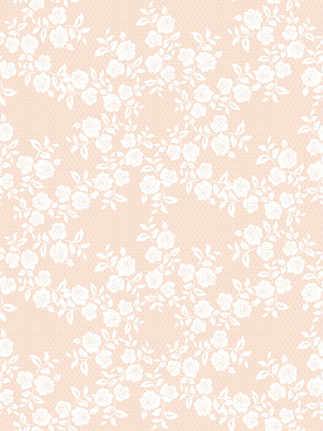 White lace pattern - Vector, imagen