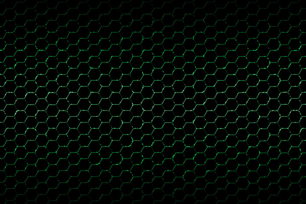 green and black metallic mesh background texture - Photo, Image