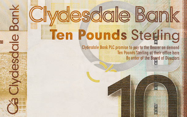 Scottish Banknote, 10 pounds - Photo, Image
