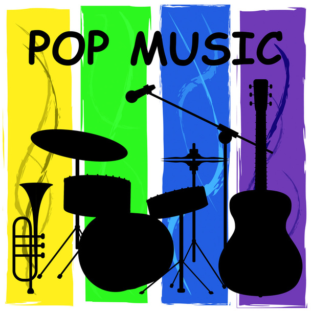 Pop Music Shows Sound Track And Harmony - Photo, Image