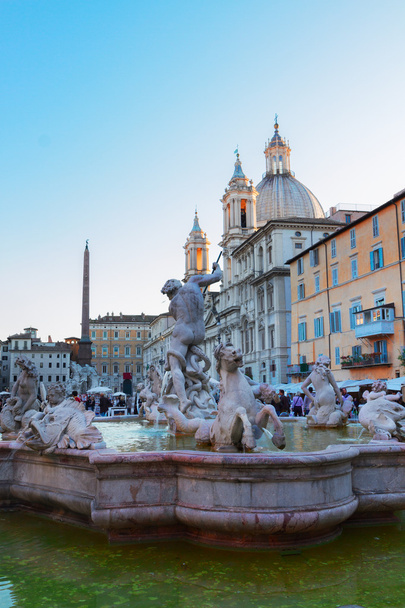 Piazza Navona, Rome, Italy - Фото, изображение
