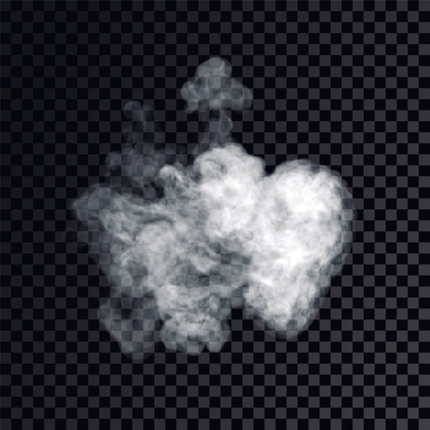 Dym przezroczyste tło - Zdjęcie, obraz
