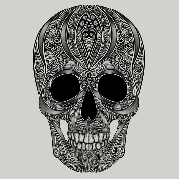 Abstract vector skull for Halloween 2016 - Vector, Image