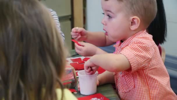 Arts and Crafts at Nursery - Footage, Video