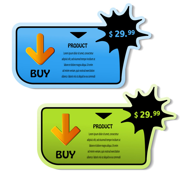 Vector shopping banners - Vector, Image