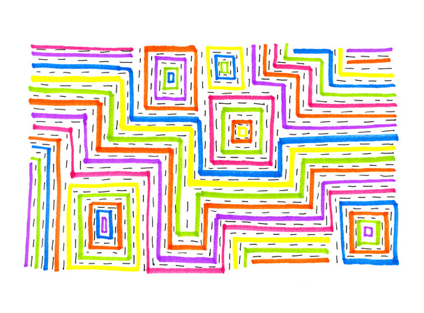 abstracte kleurrijke patroon - Foto, afbeelding